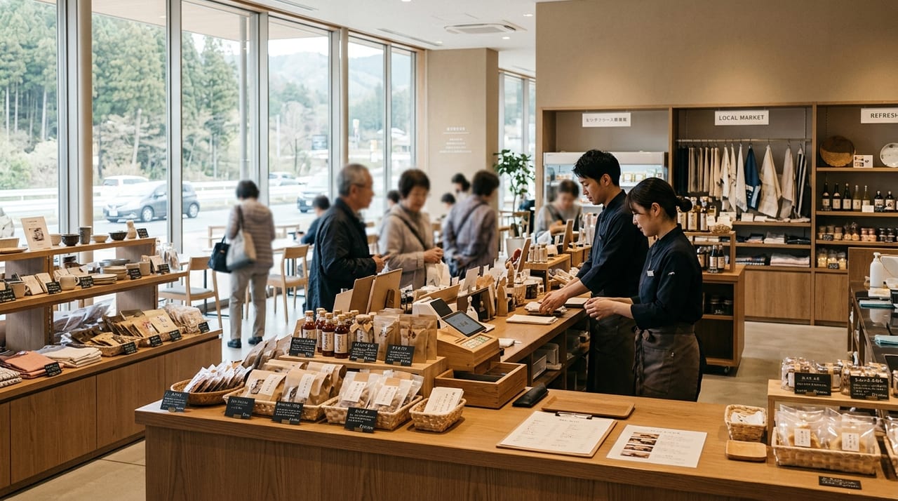 高速道路SA・道の駅へのテナント出店ガイド｜応募・審査・賃料構造・収益モデルの実務