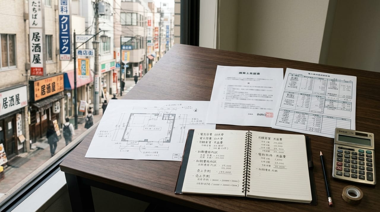 テナント開業の光熱費見積もりガイド|電気・ガス・水道の初期試算と節約のポイント