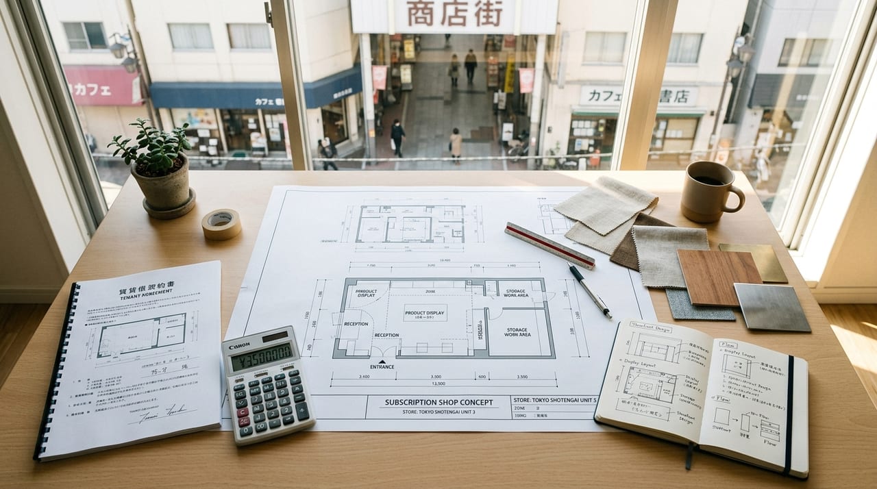 サブスクリプション型店舗のテナント出店戦略|物件選び・契約・収益モデルの実務