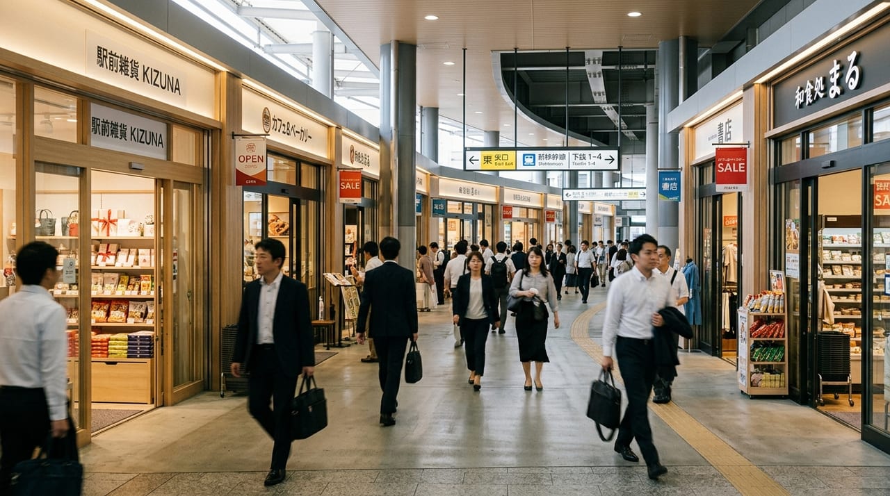 駅ナカ（エキナカ）テナント出店ガイド｜出店審査・歩合賃料・業種選定の実務